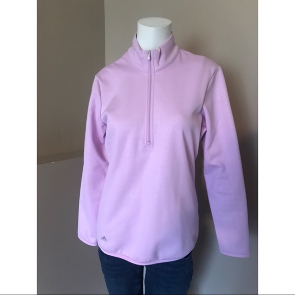 Adidas Purple 1/4 Zip Pullover Small - Picture 6 of 8